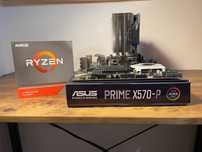 Procesor AMD Ryzen 9 3900XT + Asus PRIME X570-P + Cooler Scythe