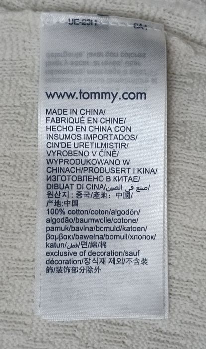 Tommy Hilfiger Pullover оригинален пуловер L памучен пуловер