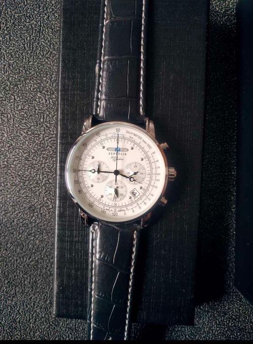 Мъжки ретро бизнес часовник Zeppelin 100 Jahre Zeppelin 7680-2