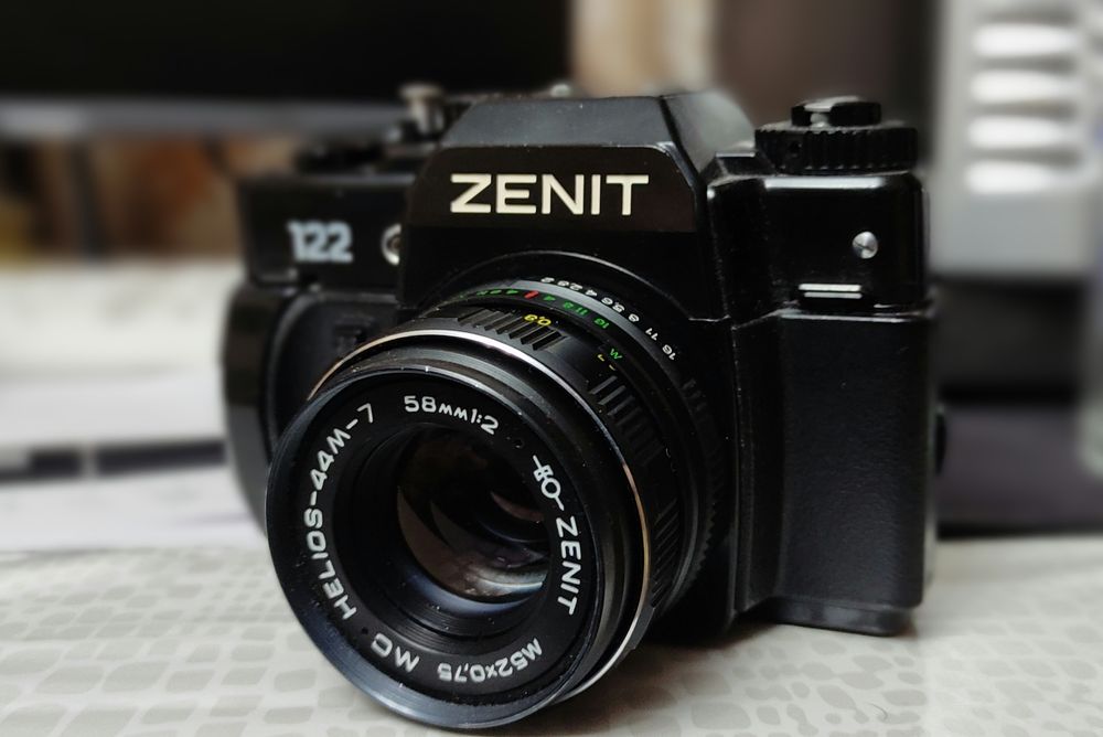 Zenit 122/ Зенит 122 + легендарный Helios 44M7