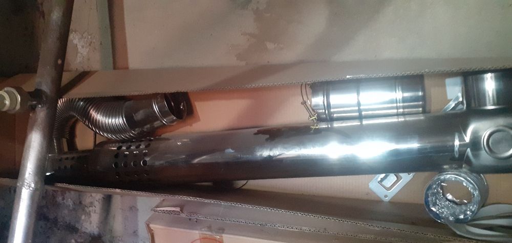 Дымаход котел даево