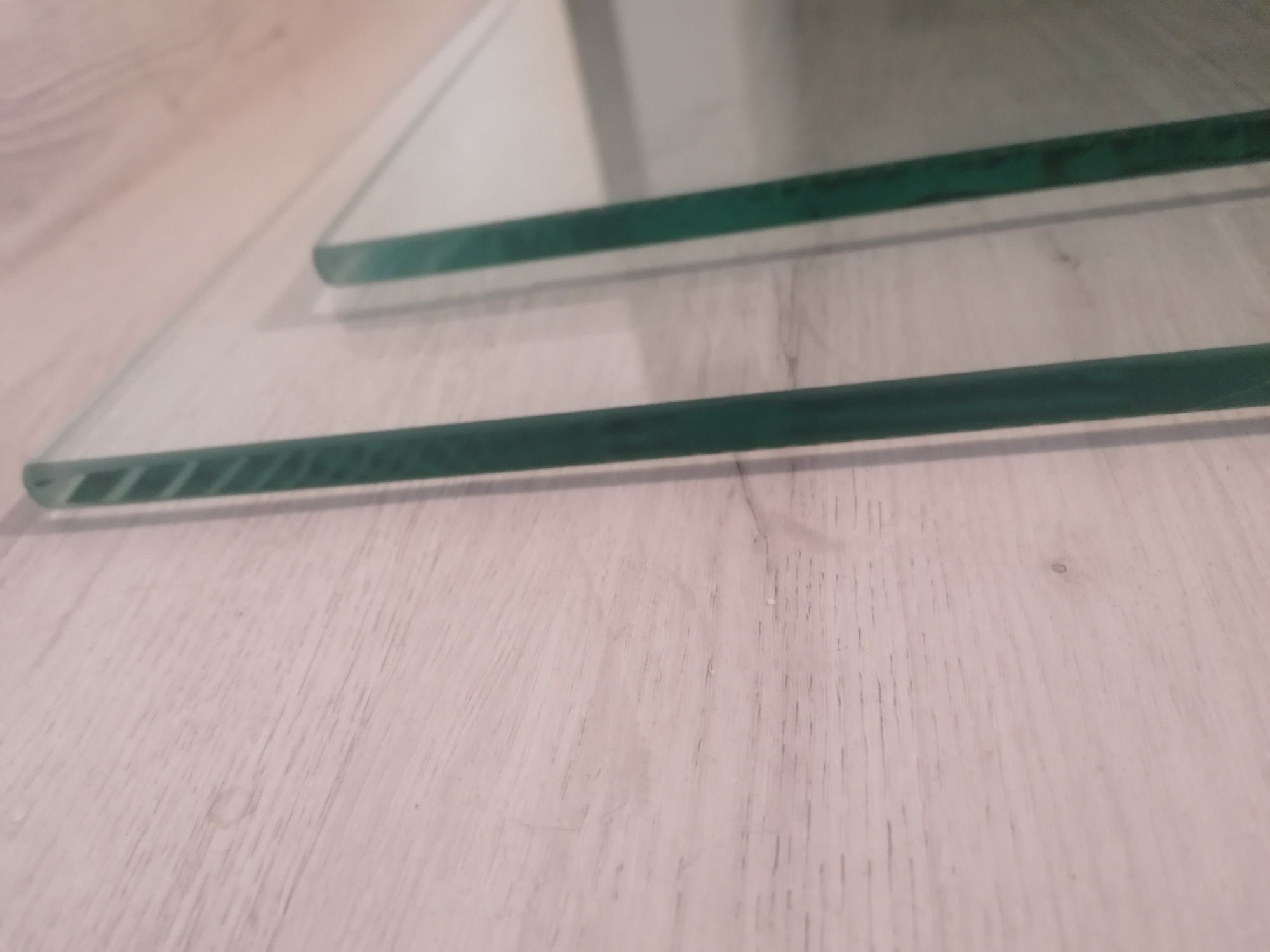 2 polițe / rafturi sticla groasa 1 cm