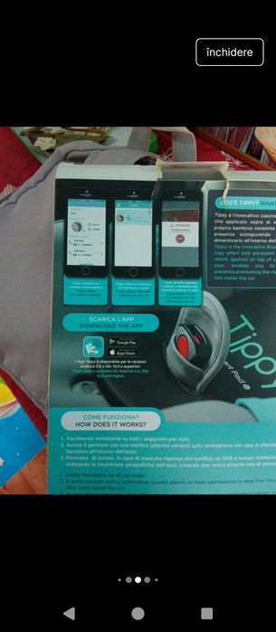 Perna scaun auto bebe