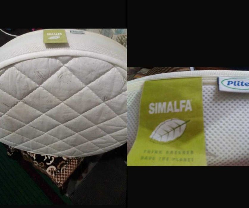 Детский ортопедический матрас, съемный чехол, состояние нового.