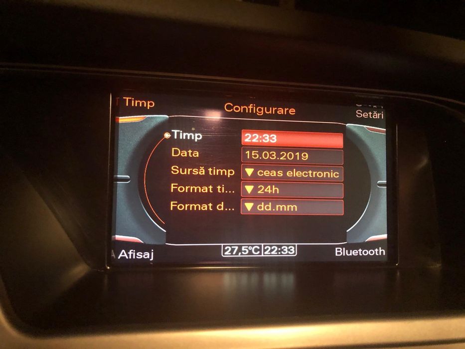 Meniu / voce limba romana Audi A4, A5, A6, A8, Q5, Q7