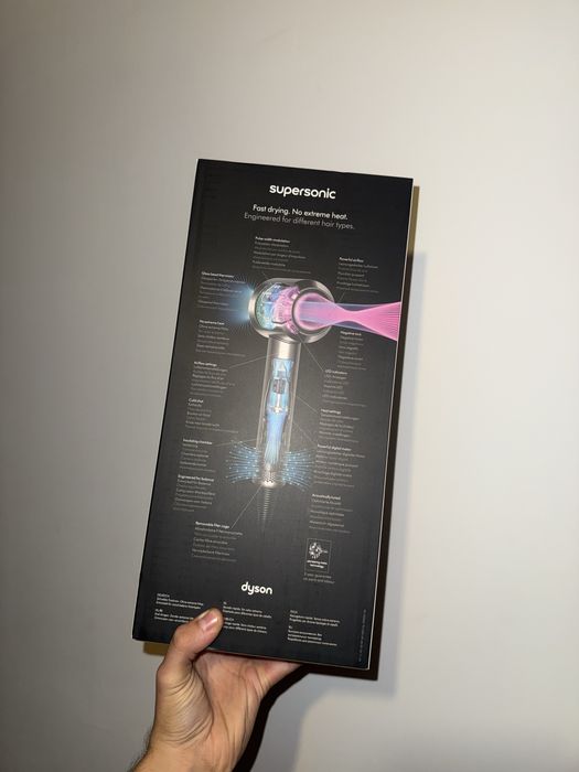 Dyson Supersonic Blue Blush – Uscător de păr profesional, nou, sigilat