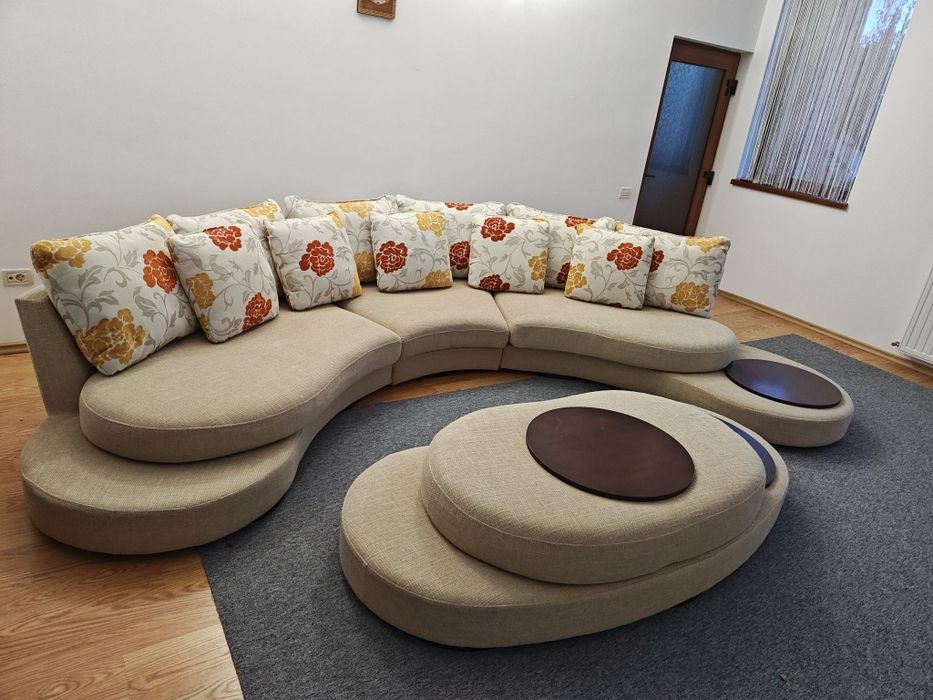 Colțar living semicerc