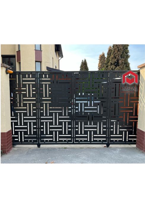 Porti si panouri de gard din tabla decupata.