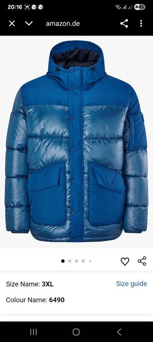 Geacă de iarnă, pentru bărbați, S'Oliver, marime XXL,