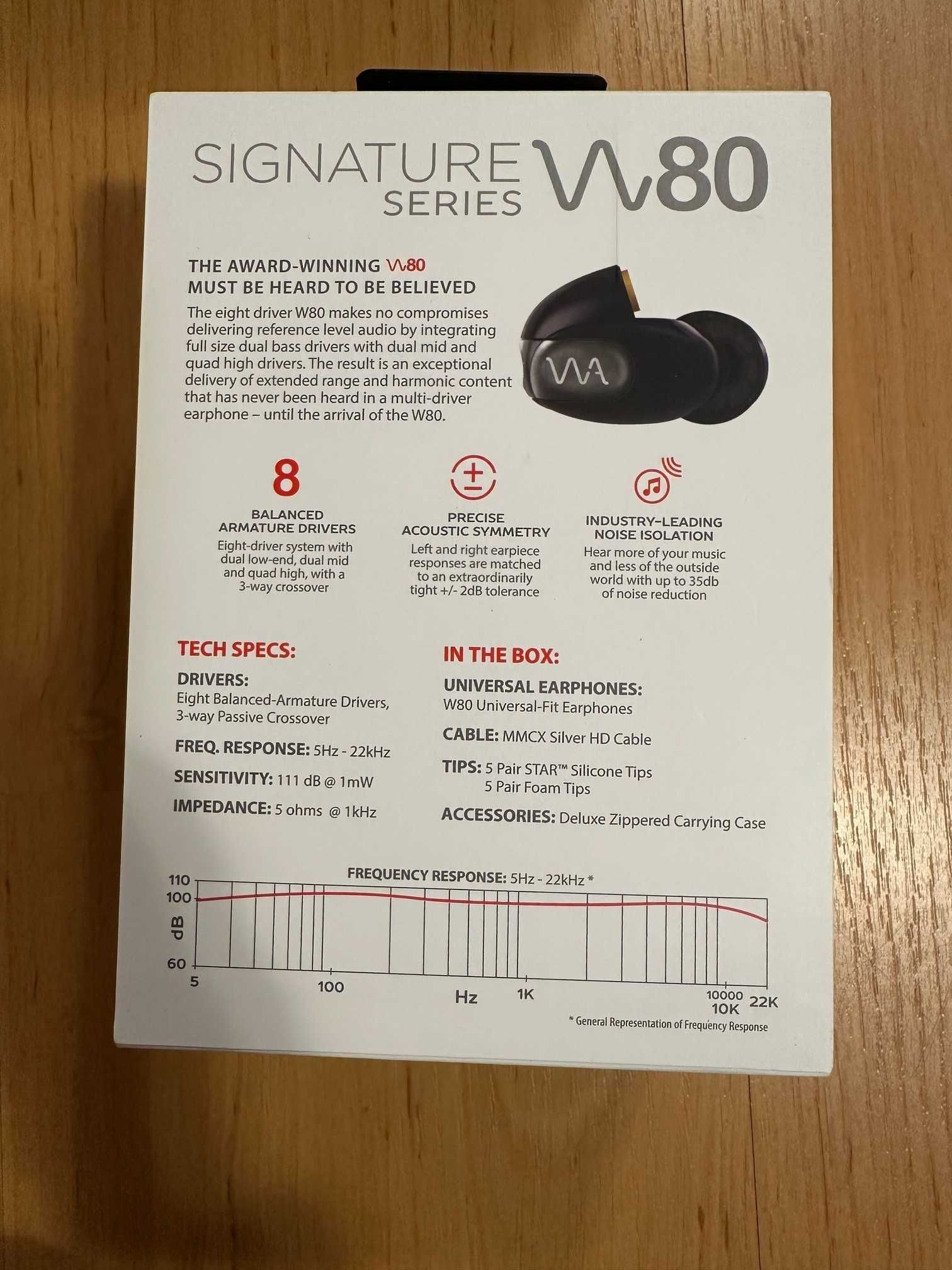 Чисто Нови Слушалки Westone Audio Signature Series W80 V3 Bluetooth