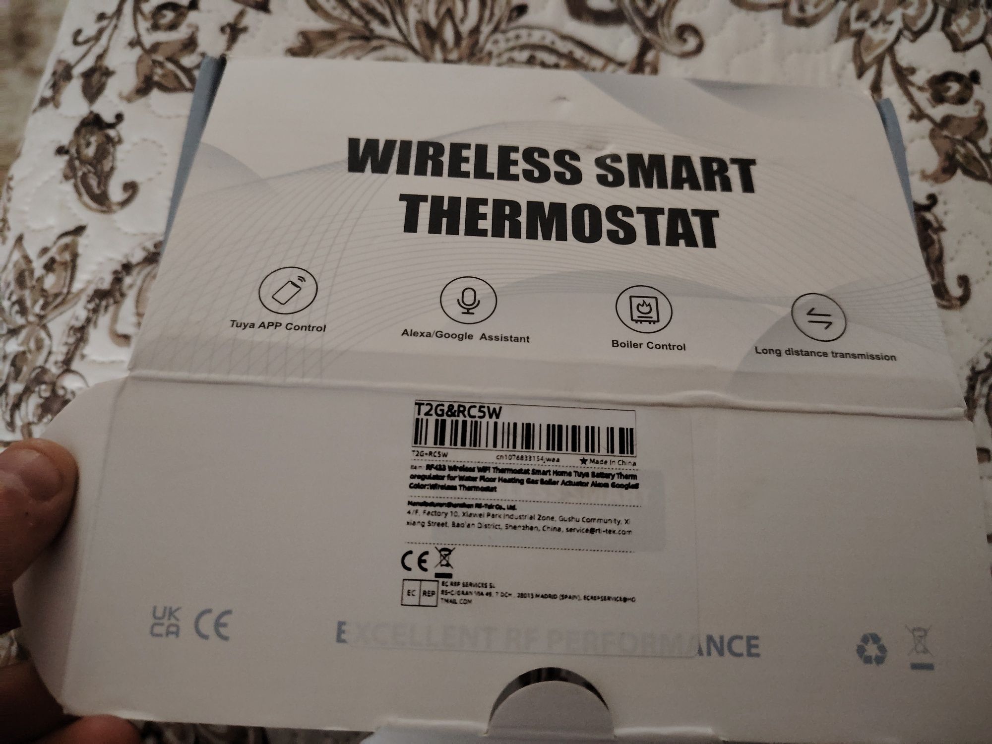 Безжичен термостат wifi за котли бойлери печки