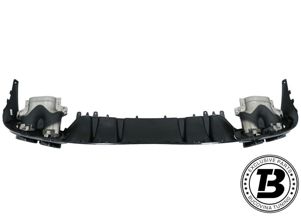 Difuzor Bara Spate cu Ornamente compatibil cu Mercedes C Class W205 C43 Design