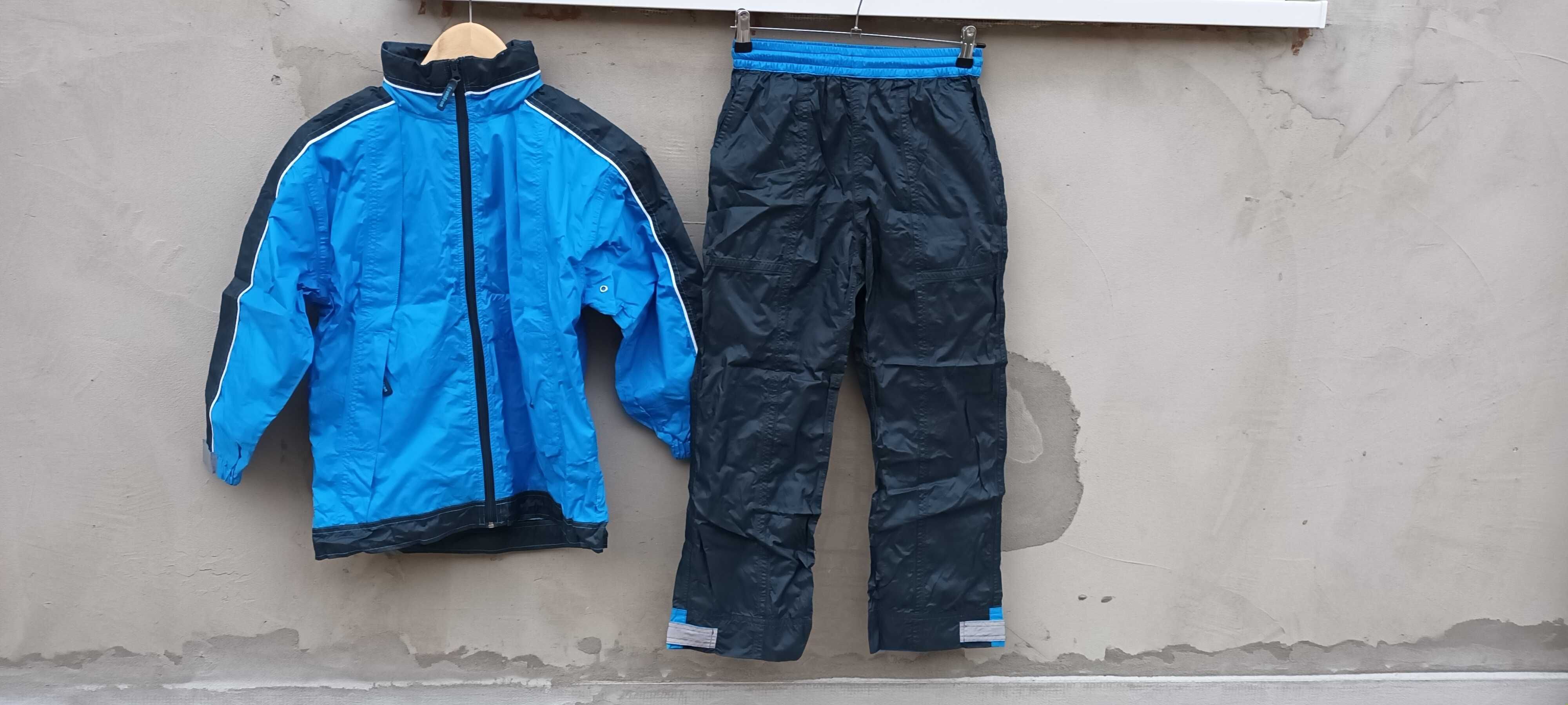 Blue PocoPiano | geaca + pantaloni outdoor ploaie | mar. 140 cm 10 ani