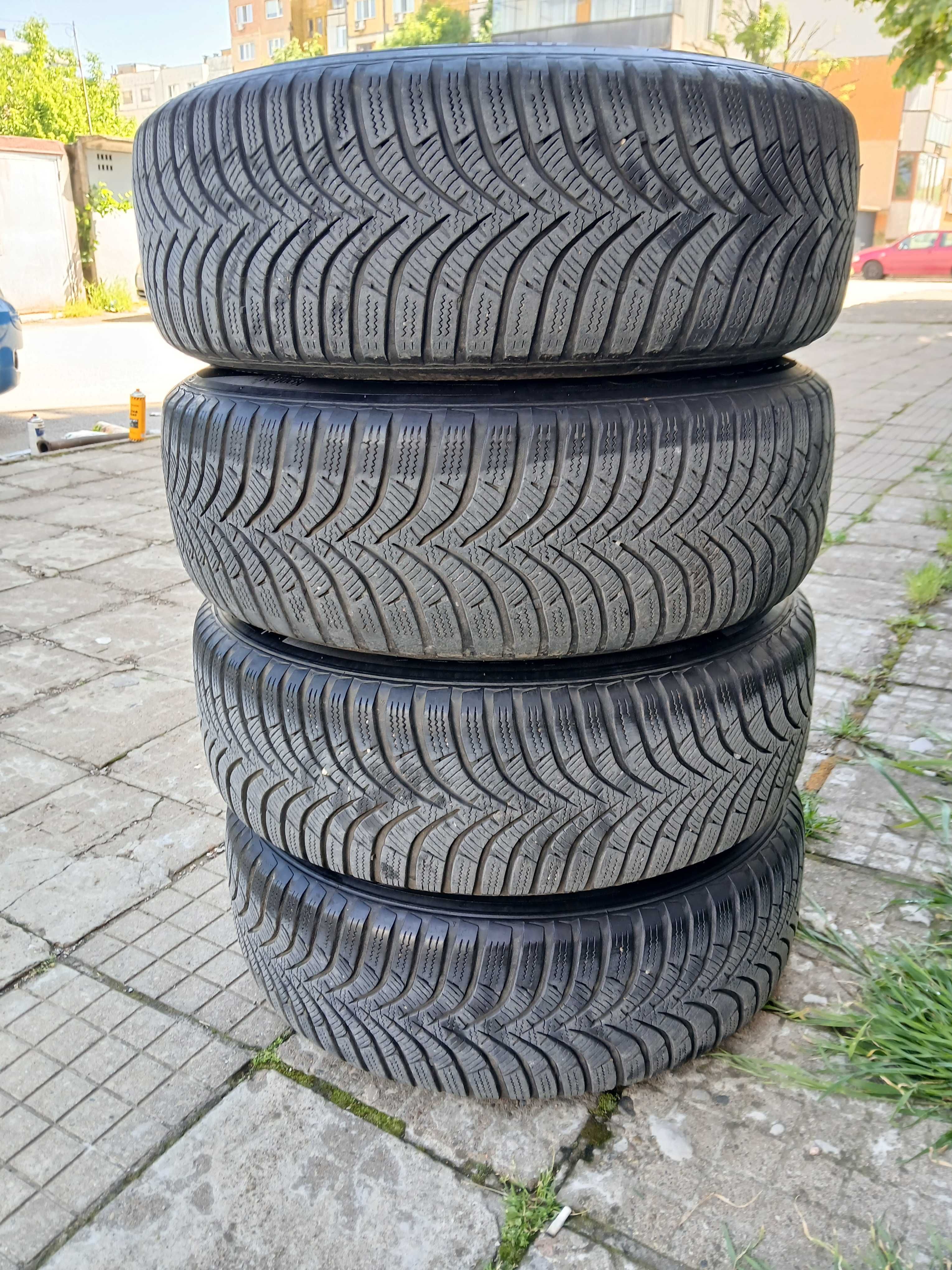 Железни джанти , зимни гуми , 5x112, golf 5 , passat , touran
