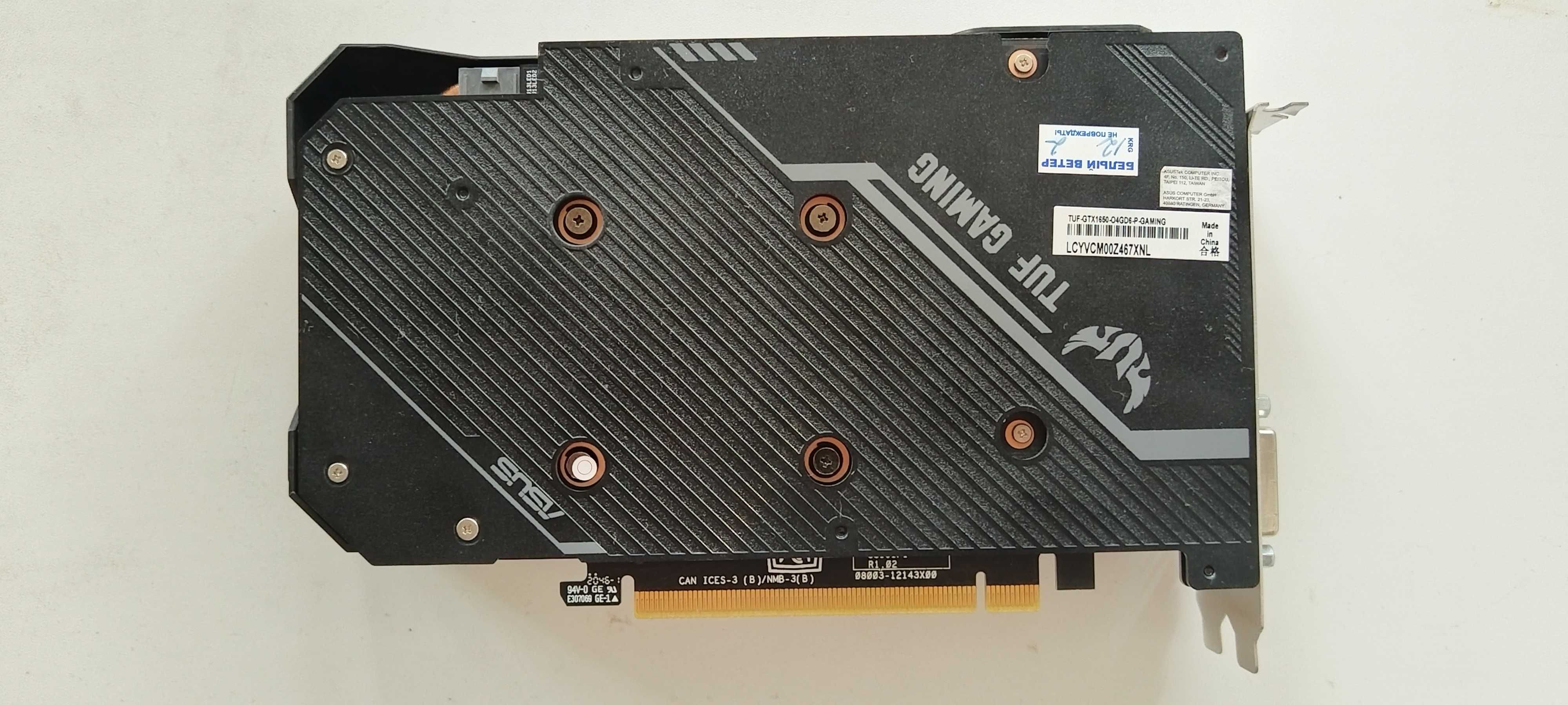 Asus GTX TUF 1650 4gb