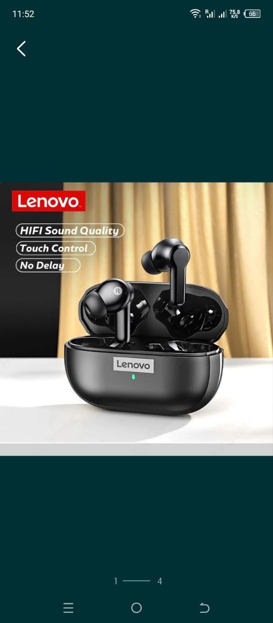 Блютуз наушники Lenovo