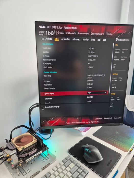 Componente Procesor i5 7400, HyperX Predator DDR4, Noctua, sursă 500