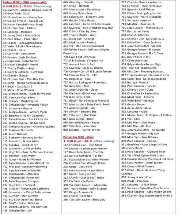 Parfum mini pentru poșetă