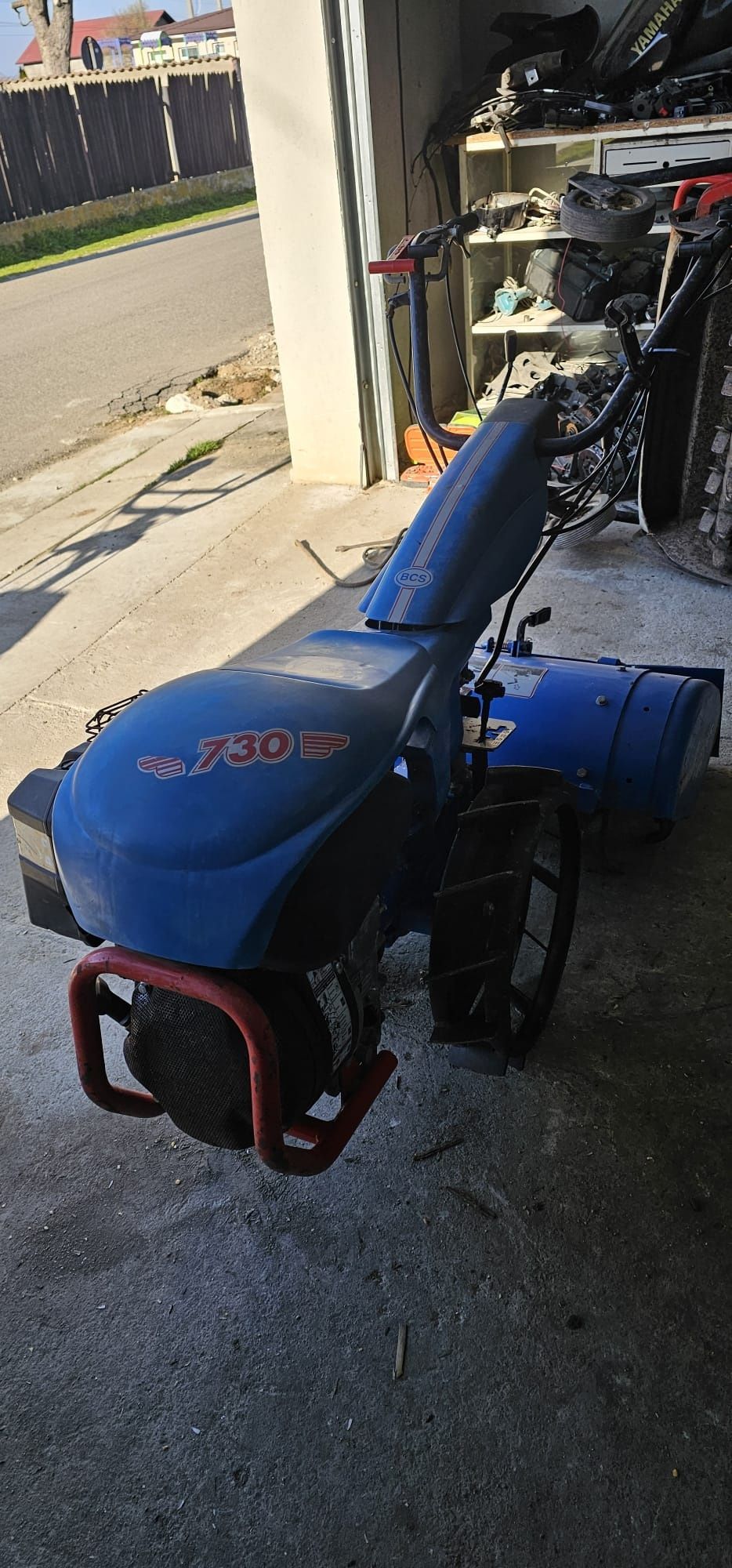 Motocultor profesional Bcs 730,10cp + freza