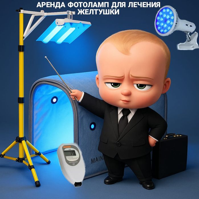 Аренда фотолампы для детей. Фотолампа от желтухи (желтушки) Билитест.