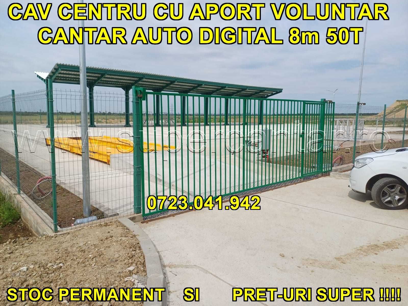 Cantar CAV auto 8m 50t DIGITAL CPV: 42923200-4 centru aport voluntar