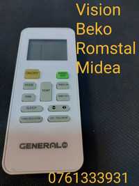 Telecomanda aer Beko Midea Romstal General