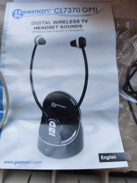 Casti TV wireless Geemarc CL7370 Opti