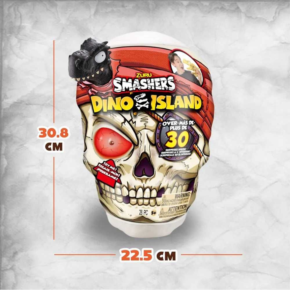 Огромен череп Zuru с дино смашър яйца Smashers Dino Island яйце