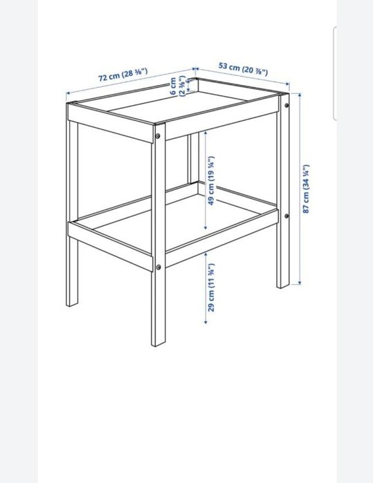 Masă înfășat bebe SNIGLAR Ikea
