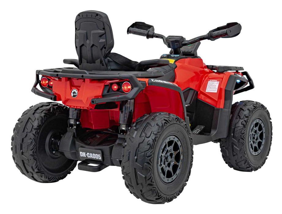 ATV electric pt copii Autokids Can-AM OUTLANDER 24V 4x4 800W (005)Rosu