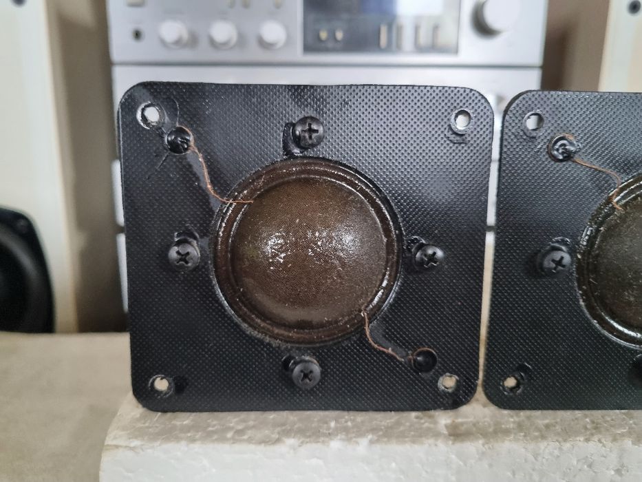 Set Difuzoare Medii Braun. 13 ohms, 40 watts, 11x12 cm. Impecabile.