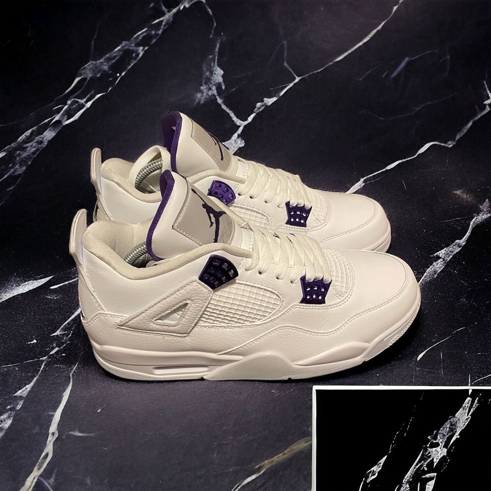 Jordan 4 metallic pruple