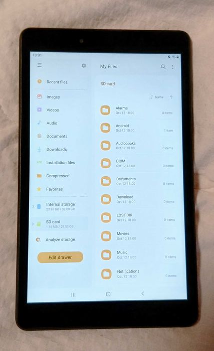 Samsung Galaxy Tab A 8.0" (2019), 32GB, Black