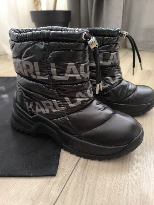 Cizma de zapada imblanit Karl Lagerfeld 37