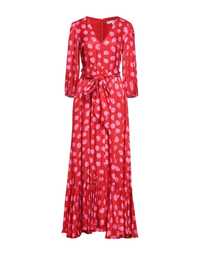 BORGO DE NOR Ariel Polka-Dot Silk-Jacquard, rochie maxi de ocazie, nou