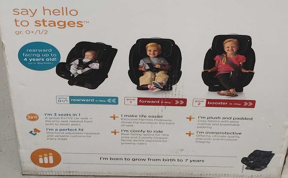 Scaun auto Joie Meet Stages (0-7 ani, 0-25Kg)