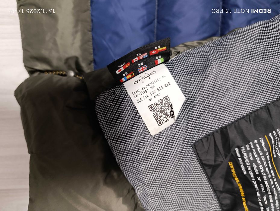 ''Ciesse Piumini''оригинално мъжко пухено яке ХЛ размер