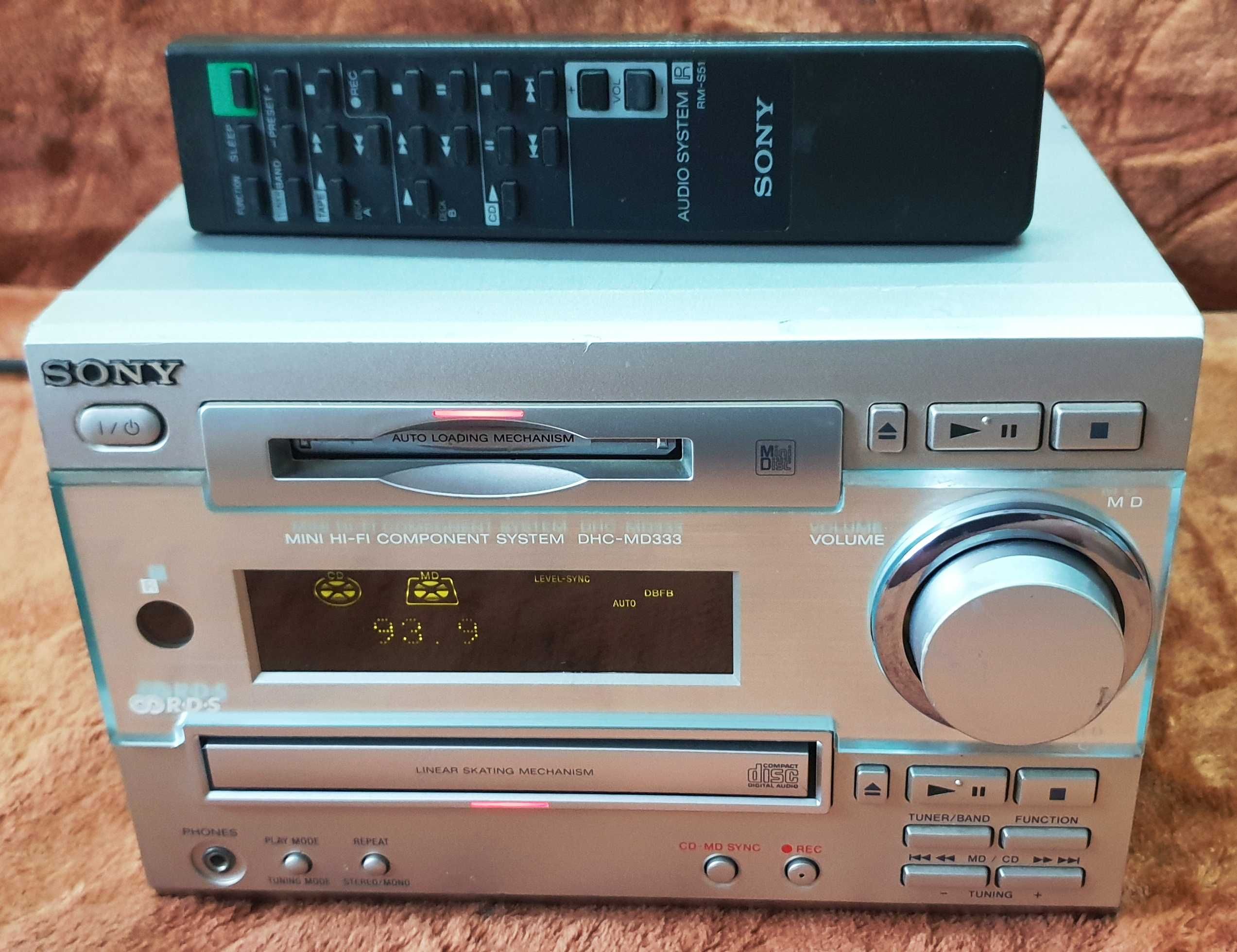 Sony HCD-MD333 statie, CD, Mini Disck, Tuner