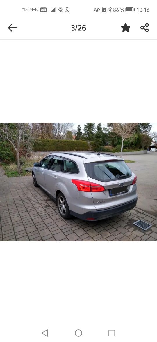 Ford focus 1.5 Diesel 120 cp Euro 6 cu 1789 000 km monentan