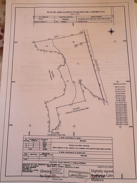 Vand teren 6 ha pentru agricultura sau balastiera
