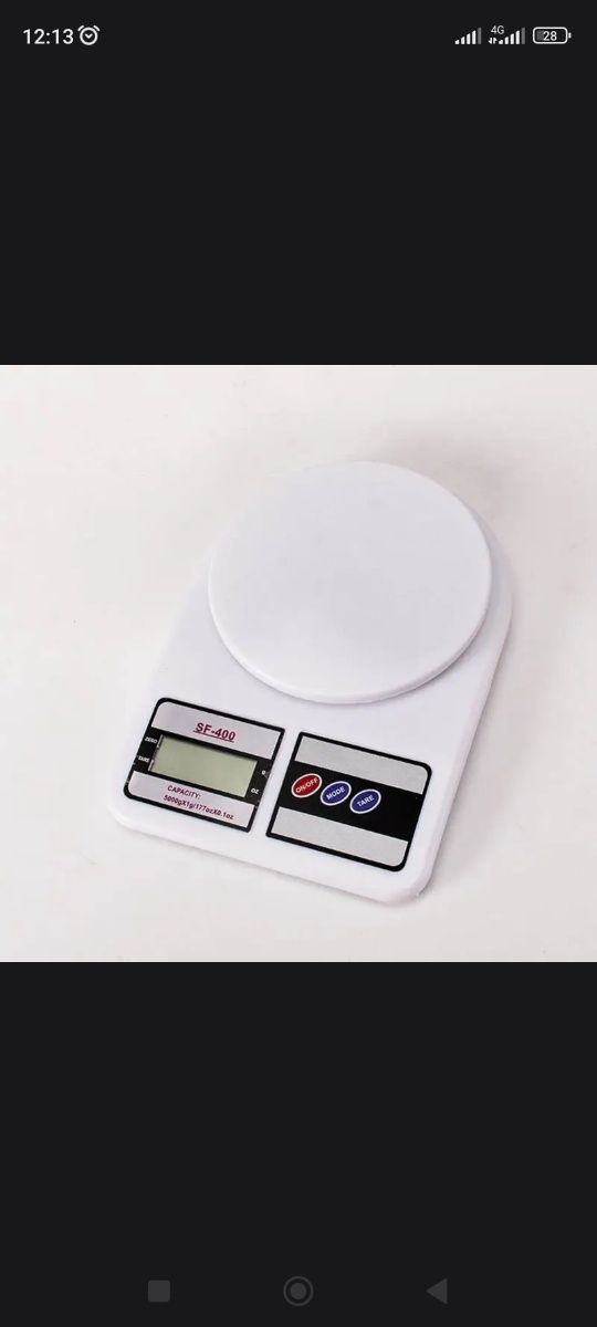 Весы электронные кухонные тороз мини грамовый SF-400