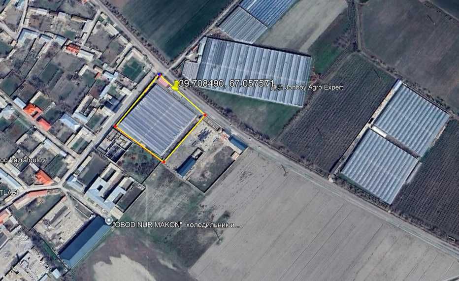 Тепличный комплекс в корейском стиле 1.30 га ор.Джамбай