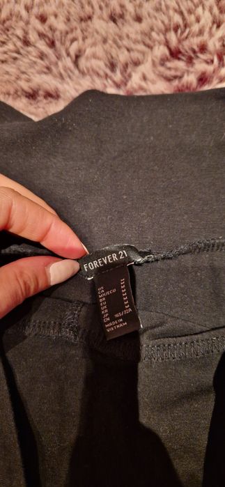 Черен памучен клин размер М