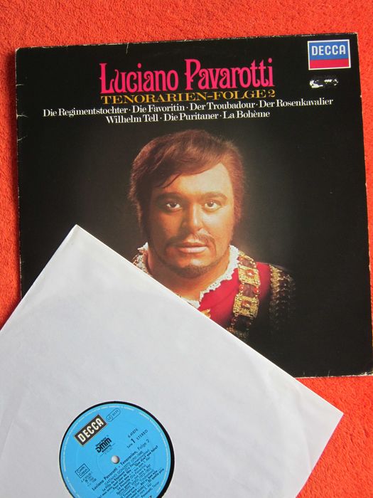 vinil rar Luciano Pavarotti Concert,Tenorarien 1969-1974 Germany