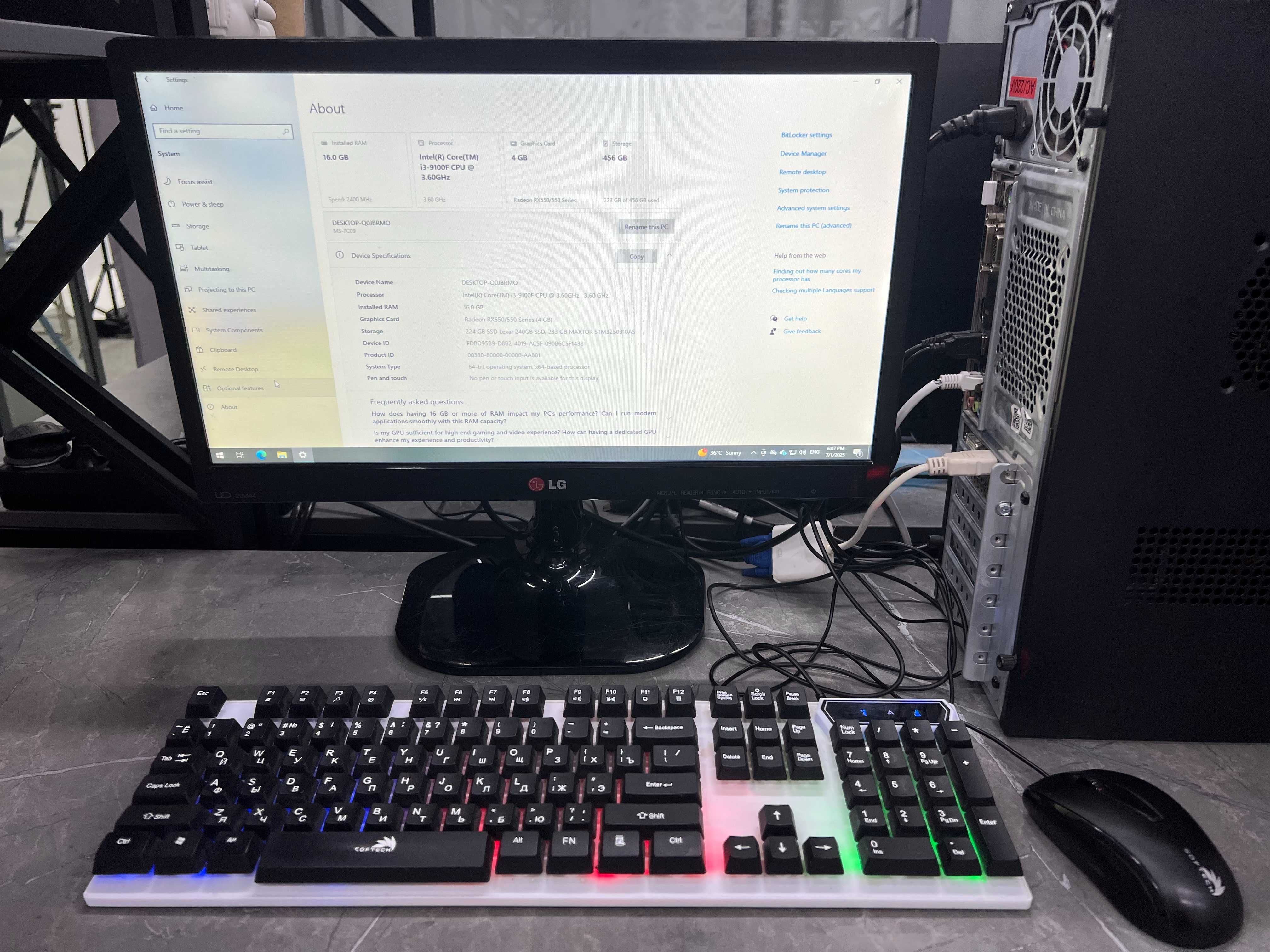 Kampyuter Windous 10pro