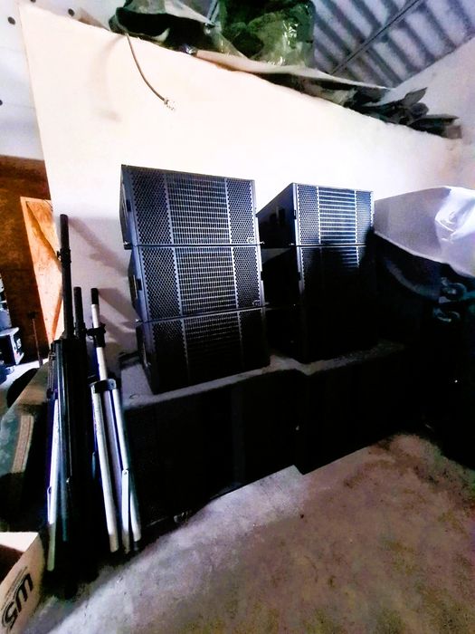 Line Array IG1 + 2 basi cu 4 difuzoare