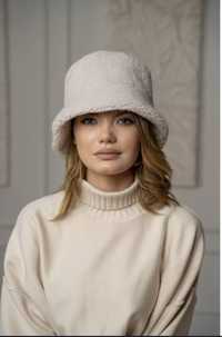Зимняя шапка-панама из натурального меха (овчина,новая)