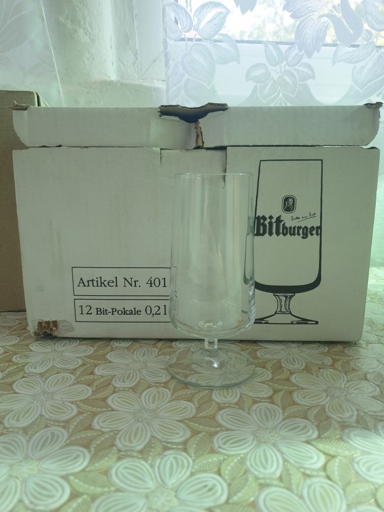 Чаши и халби /Bitburger, Rastal/