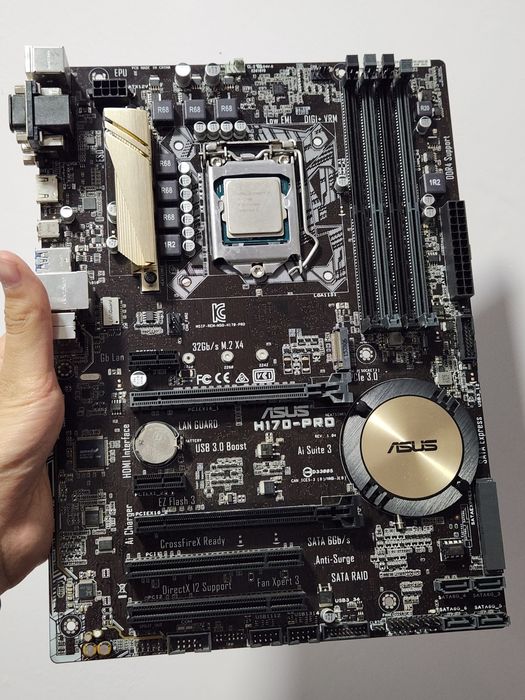 Asus h170 pro i7 6700k ozu 8 gb