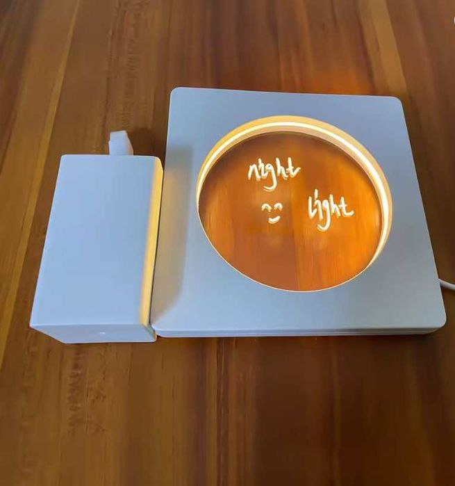 Осветена акрилна дъска за съобщения, LED нощна